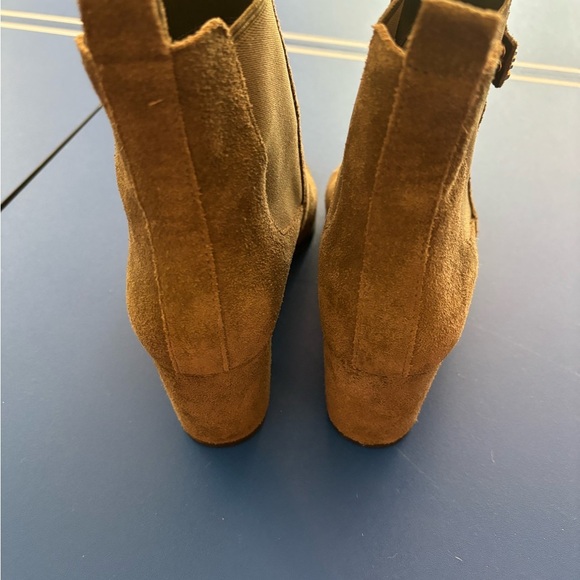 Michael Kors olive green 7.5 Suede Ankle Booties - Picture 2 of 7